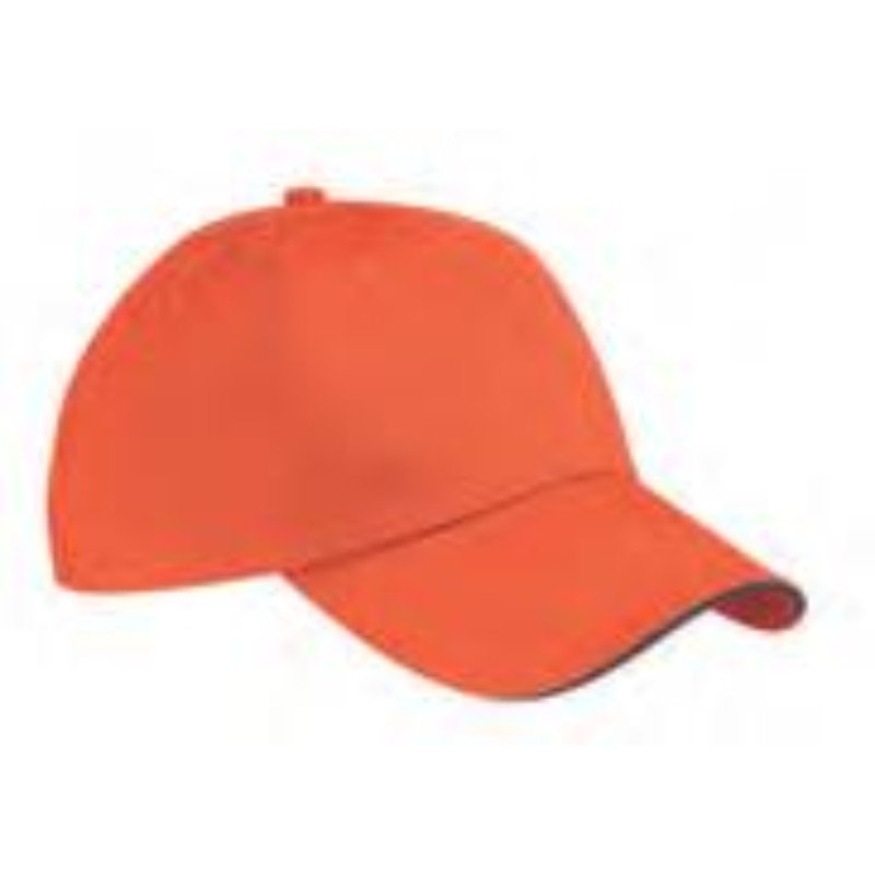 Cap with Piping Style 220 Orange